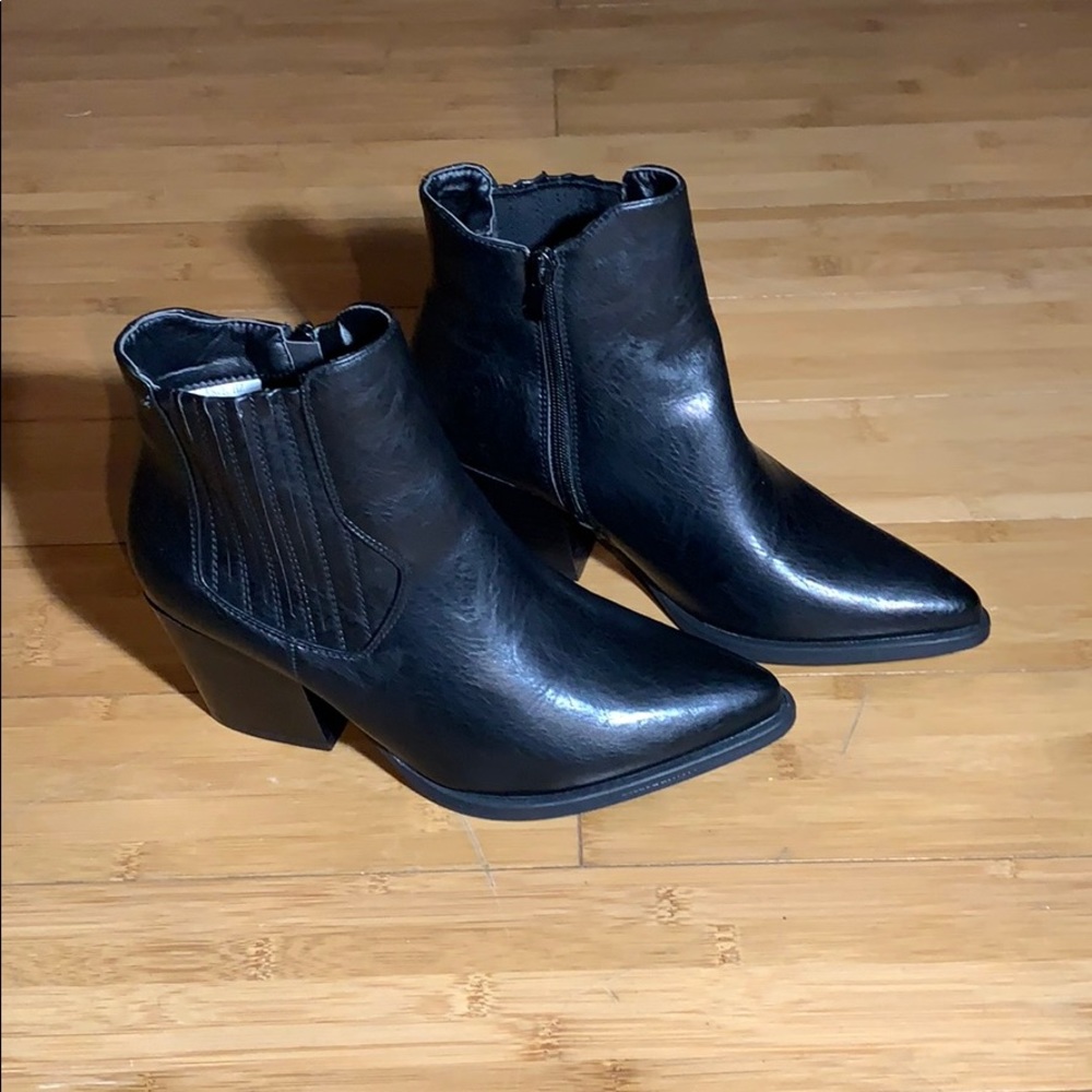 Black Heeled Booties